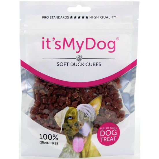 It's My Dog Duck Soft Cubes Grain Free - меки кубчета патешко 85 г, без зърно